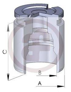 Поршень, корпус скобы тормоза D02593 AUTOFREN SEINSA