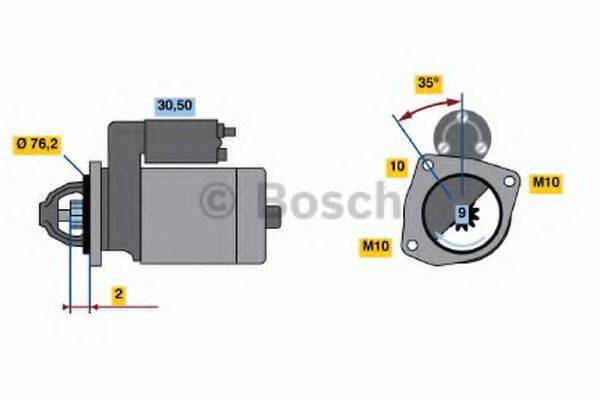 Стартер 0 986 018 910 BOSCH