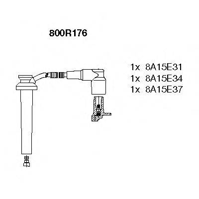800R176 BREMI Комплект проводов зажигания 800R176 BREMI