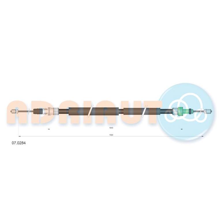 Тросик стояночного тормоза Adriauto