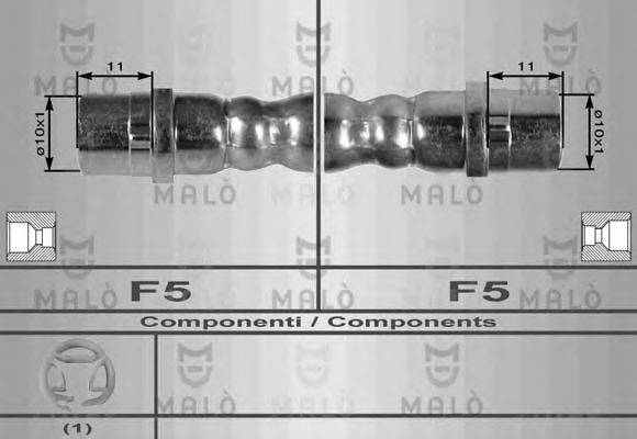 Тормозной шланг 8550 MALO