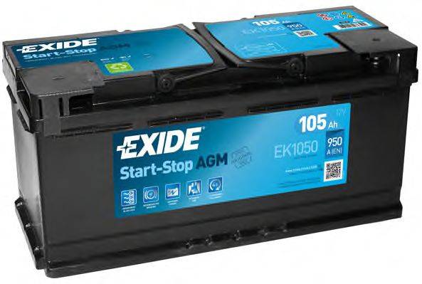 Стартерная аккумуляторная батарея EK1050 EXIDE