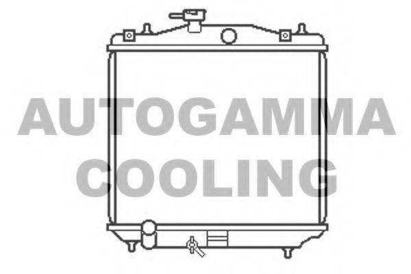 Радиатор, охлаждение двигателя 103780 AUTOGAMMA