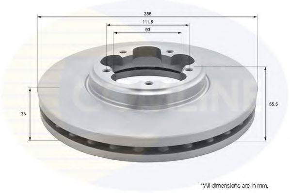 Тормозной диск ADC1250V COMLINE