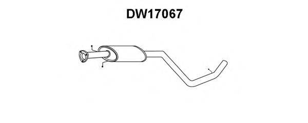 Предглушитель выхлопных газов DW17067 VENEPORTE