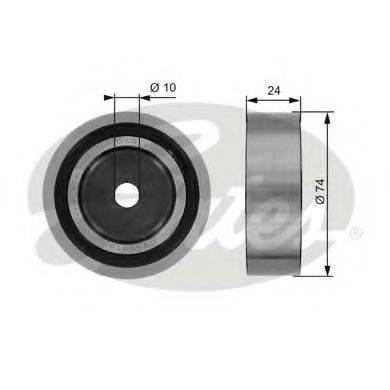 Паразитный / ведущий ролик, поликлиновой ремень T36009 GATES