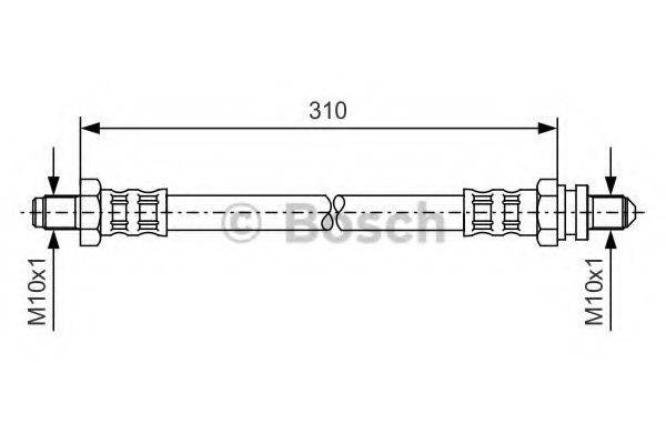 Тормозной шланг 1 987 476 407 BOSCH