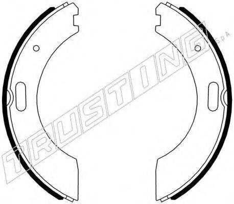 Комлект тормозных накладок 053.002 TRUSTING