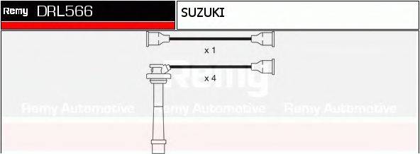 Комплект проводов зажигания DRL566 REMY