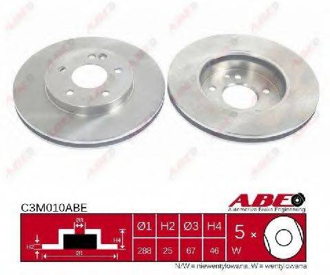Тормозной диск передний C3M010ABE ABE