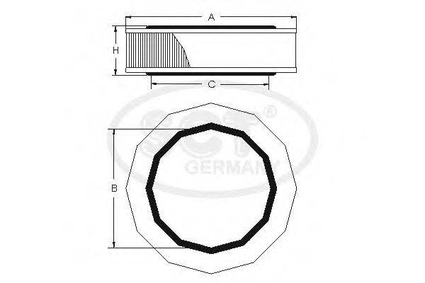 Фильтр SB 2115 SCT Germany