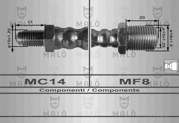 Шлангопровод 8157 MALO