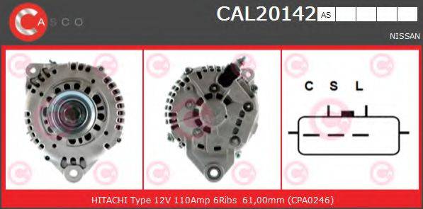 Генератор CAL20142AS CASCO