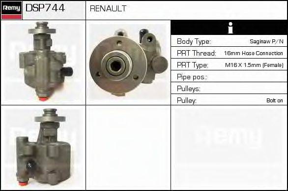 DSP744 REMY Гидравлический насос, рулевое управление DSP744 REMY