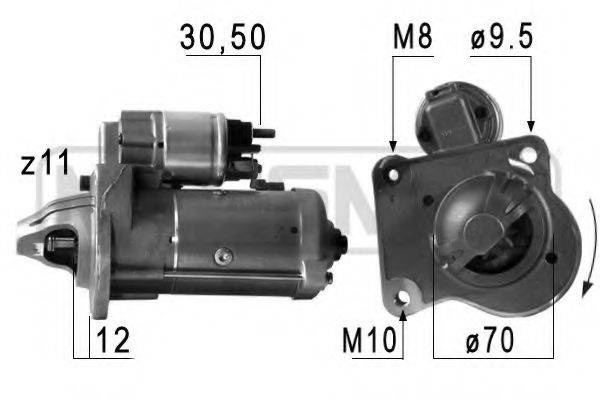 Стартер CST15272GS CASCO