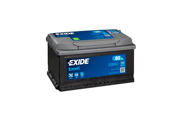 Стартерная аккумуляторная батарея EB802 EXIDE