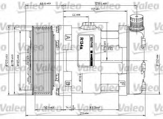 Компрессор 815870 VALEO