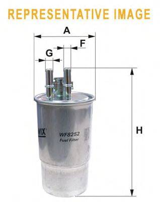 Фильтр топливный WF8408 WIX FILTERS