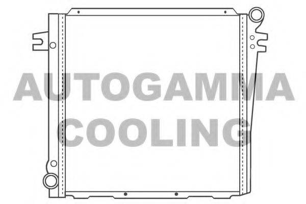 Радиатор, охлаждение двигателя 100118 AUTOGAMMA