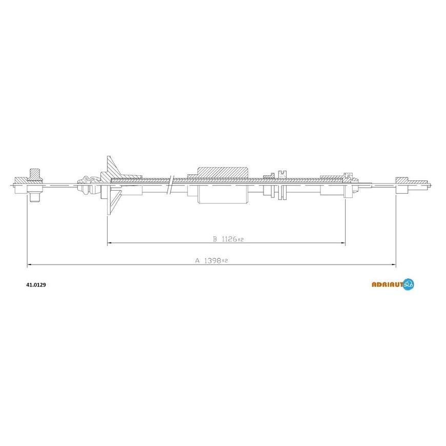 Трос сцепления 41.0129 ADRIAUTO