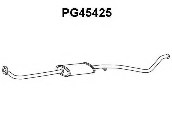 Предглушитель выхлопных газов PG45425 VENEPORTE