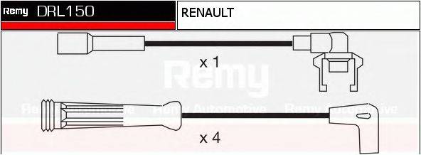 Комплект проводов зажигания DRL150 REMY