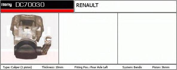DC70030 REMY Тормозной суппорт DC70030 REMY