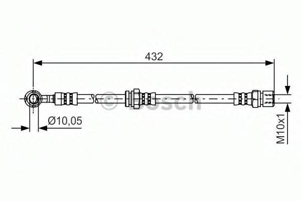 Тормозной шланг T 10 006 BREMBO