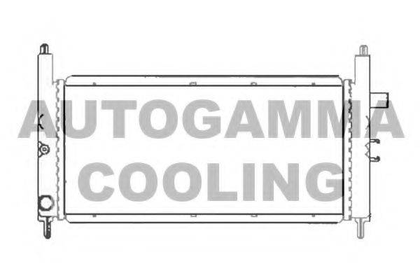 Радиатор, охлаждение двигателя 103871 AUTOGAMMA