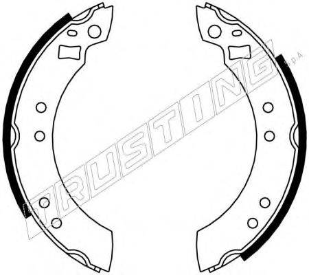 Комплект тормозных колодок 040.094 TRUSTING