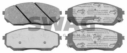Комплект тормозных колодок, дисковый тормоз 91 91 6471 SWAG