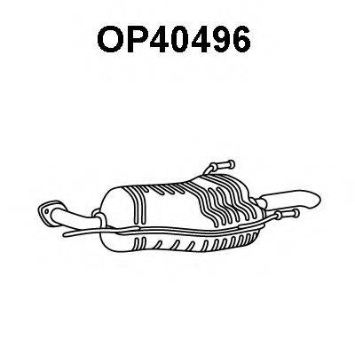 Глушитель выхлопных газов конечный OP40496 VENEPORTE