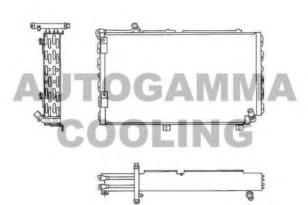 Конденсатор, кондиционер 102599 AUTOGAMMA