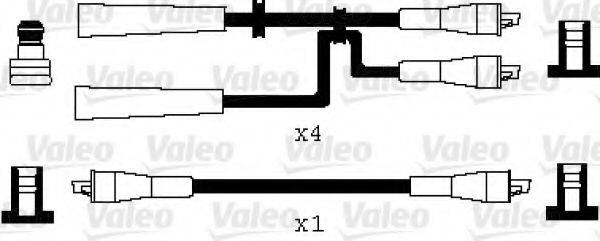 Комплект проводов зажигания 346046 VALEO