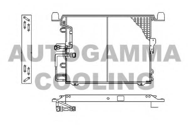 Конденсатор, кондиционер 102706 AUTOGAMMA