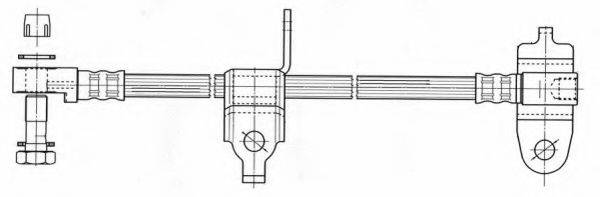 Тормозной шланг FHY2566 FERODO