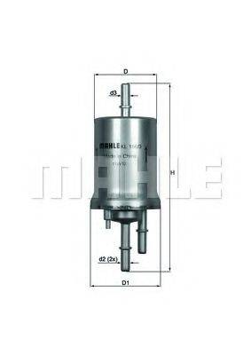 Фильтр топливный KL 156/3 KNECHT