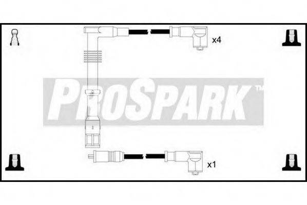 Комплект проводов зажигания OES828 STANDARD