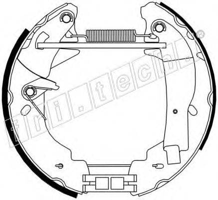 Комплект тормозных колодок 16348 fri.tech.