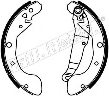 Комплект тормозных колодок 1027.004 fri.tech.