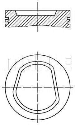 Поршень 030 42 00 MAHLE ORIGINAL