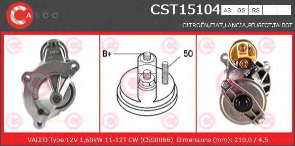 Стартер CST15104GS CASCO