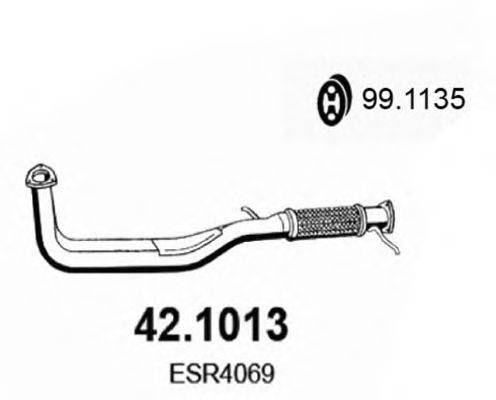 Труба выхлопного газа 42.1013 ASSO