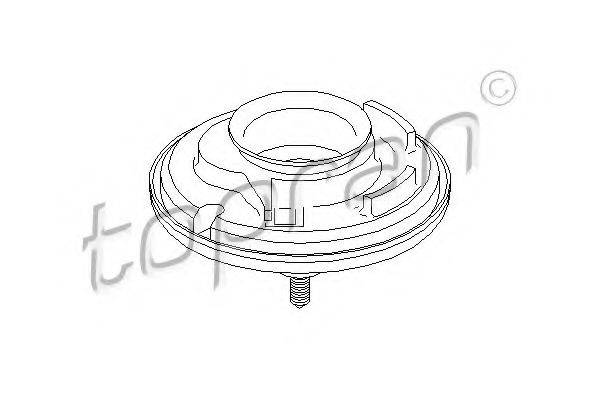 Тарелка пружины 108 299 TOPRAN