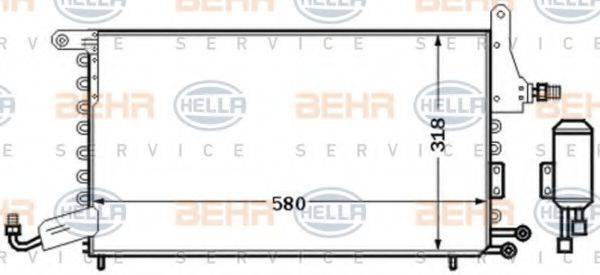 Конденсатор, кондиционер 8FC 351 301-541 HELLA