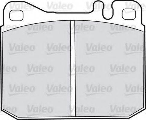 Комплект тормозных колодок 540161 VALEO