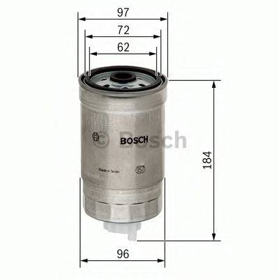 Фильтр топливный F 026 402 036 BOSCH