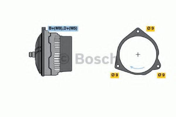 Генератор 0 123 105 003 BOSCH