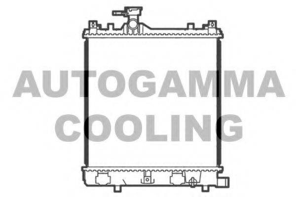 Радиатор, охлаждение двигателя 104132 AUTOGAMMA