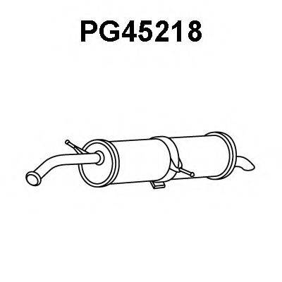 Глушитель выхлопных газов конечный PG45218 VENEPORTE